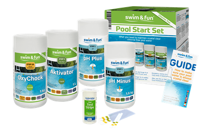 Kit demarrage piscine, Swim & Fun swimmingpool (sans chlore)