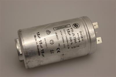 Condensateur de démarrage, Electrolux lave-linge - 18 uF