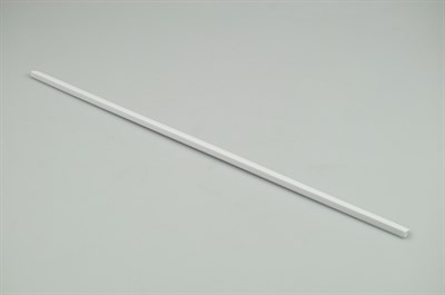 Profil de clayette, WEGAWHITE frigo & congélateur - 7 mm x 468 mm x 128 mm (Au-dessus du bac à légumes)