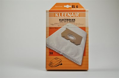 Sacs, Volta aspirateur - Kleenair EL6 Lite