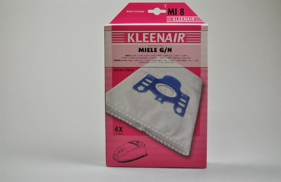 Sacs, Miele aspirateur - Kleenair MI8 (type G & N)